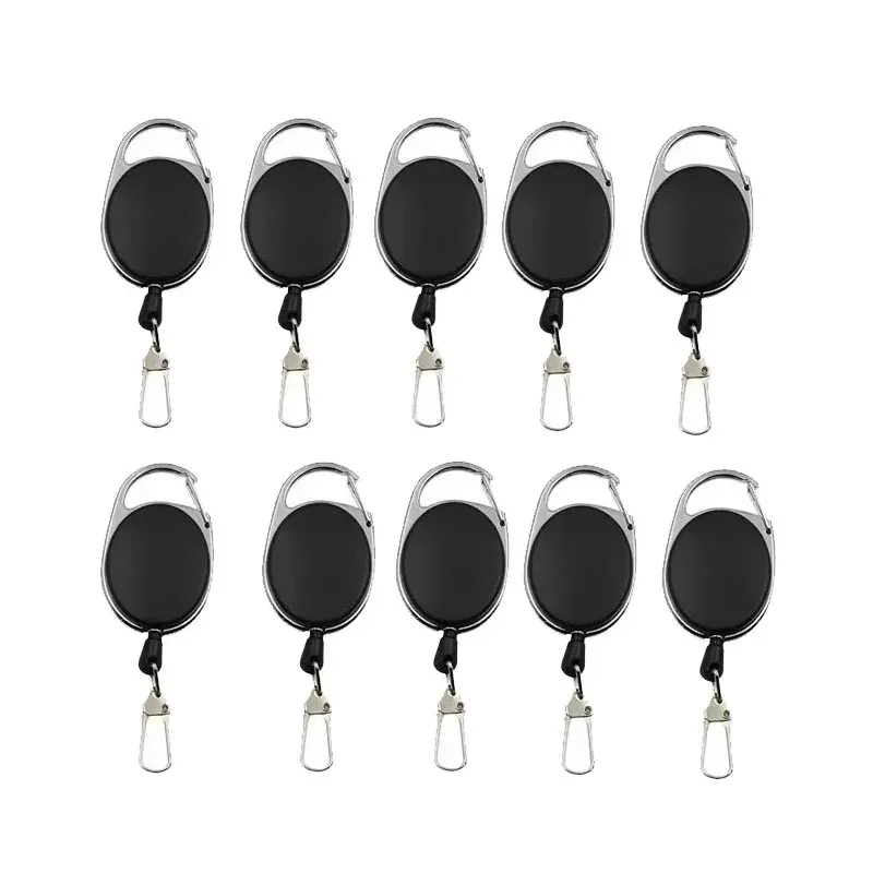 Porte-clés de pêche à la mouche rétractable, disponible en lot de 1, 3, 5 ou 10 pièces 12