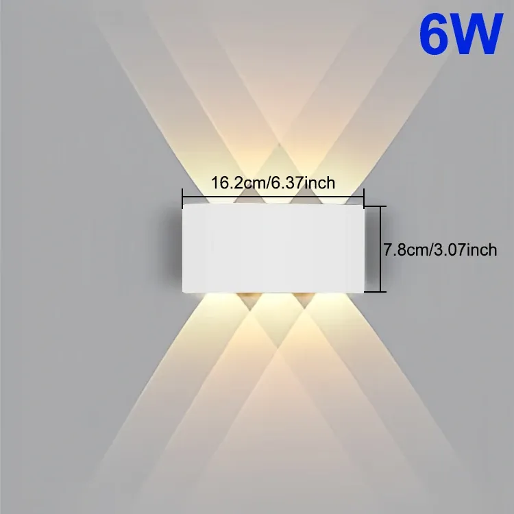 Applique murale LED étanche IP65 pour extérieur, jardin et porche, AC 85-265 V 13
