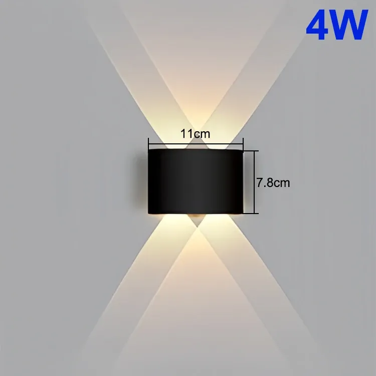 Applique murale LED étanche IP65 pour extérieur, jardin et porche, AC 85-265 V 10