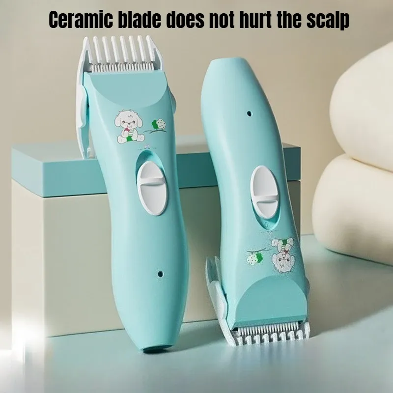 Tondeuse silencieuse pour bébé, tondeuse électrique sans huile pour cheveux et duvet - Image 1