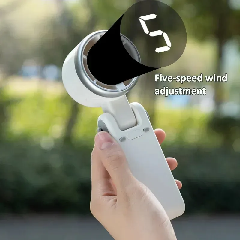 Détail du design du ventilateur portable