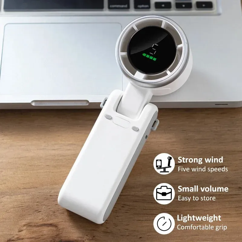 Ventilateur portable, vue de côté