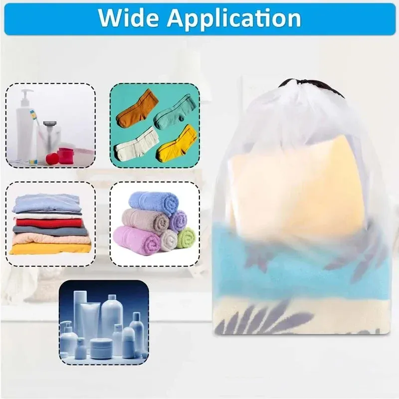 Organisation d'une valise avec sacs de rangement transparents