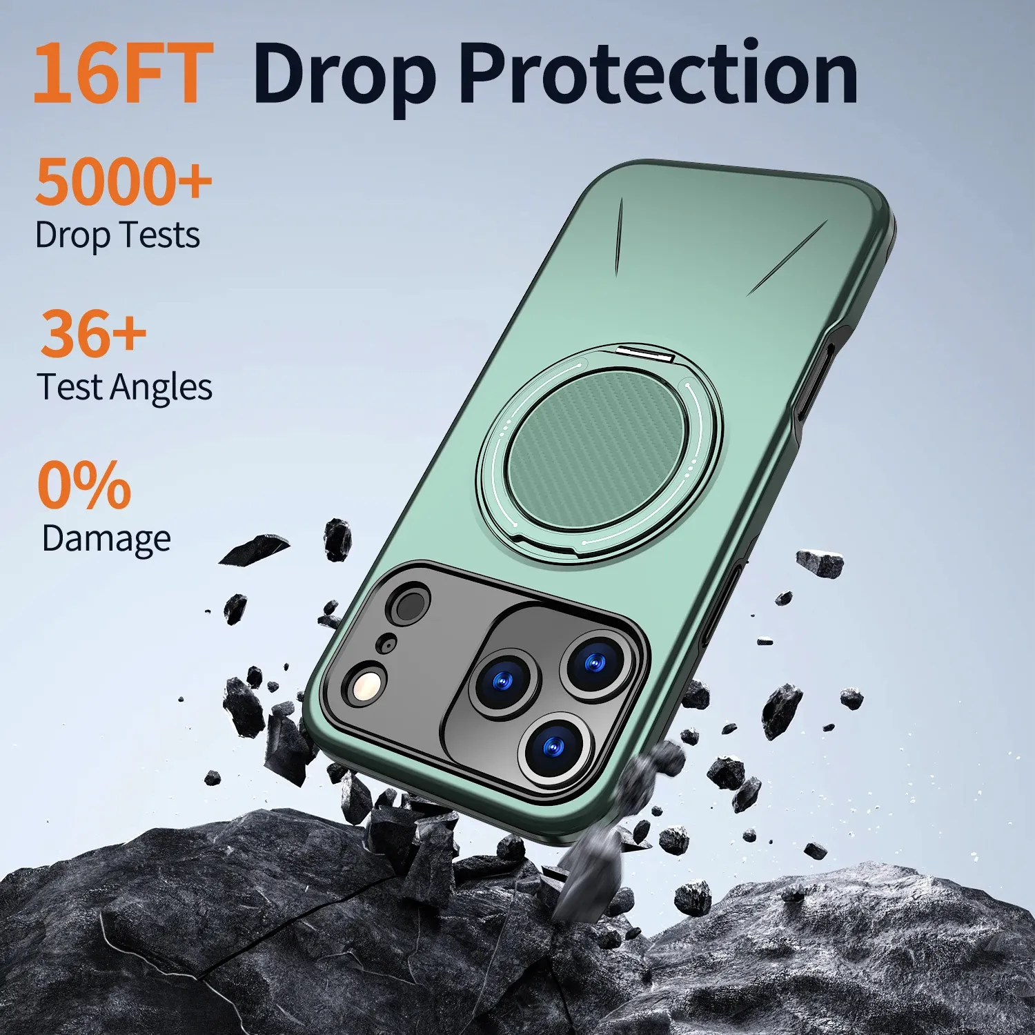 Coque en situation d'utilisation