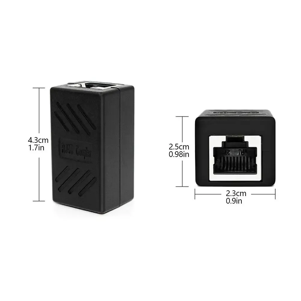 1, 5, 10 ou 20 coupleurs RJ45 pour câble Ethernet, connecteur LAN femelle à femelle, adaptateur d'extension compatible Cat5e, Cat6 et Cat7 6