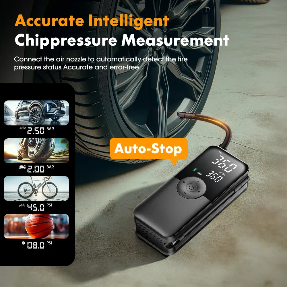 Design compact du gonfleur CARSUN