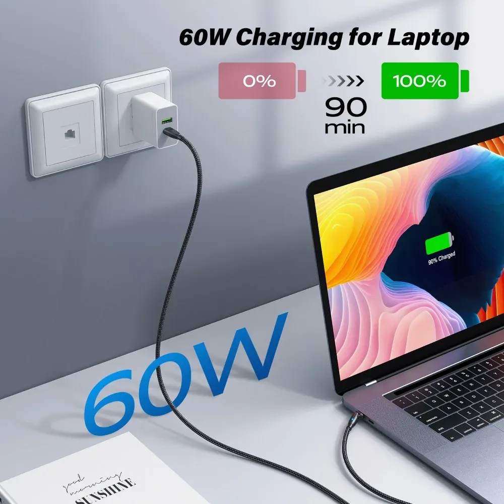 Le titre est déjà en français ; je le traduis donc en un titre propre et professionnel, sans mots-clés superflus.

Câble USB-C vers USB-C 100 W 5 A, charge rapide PD, 3 m, compatible MacBook, iPad, Samsung et Xiaomi 3