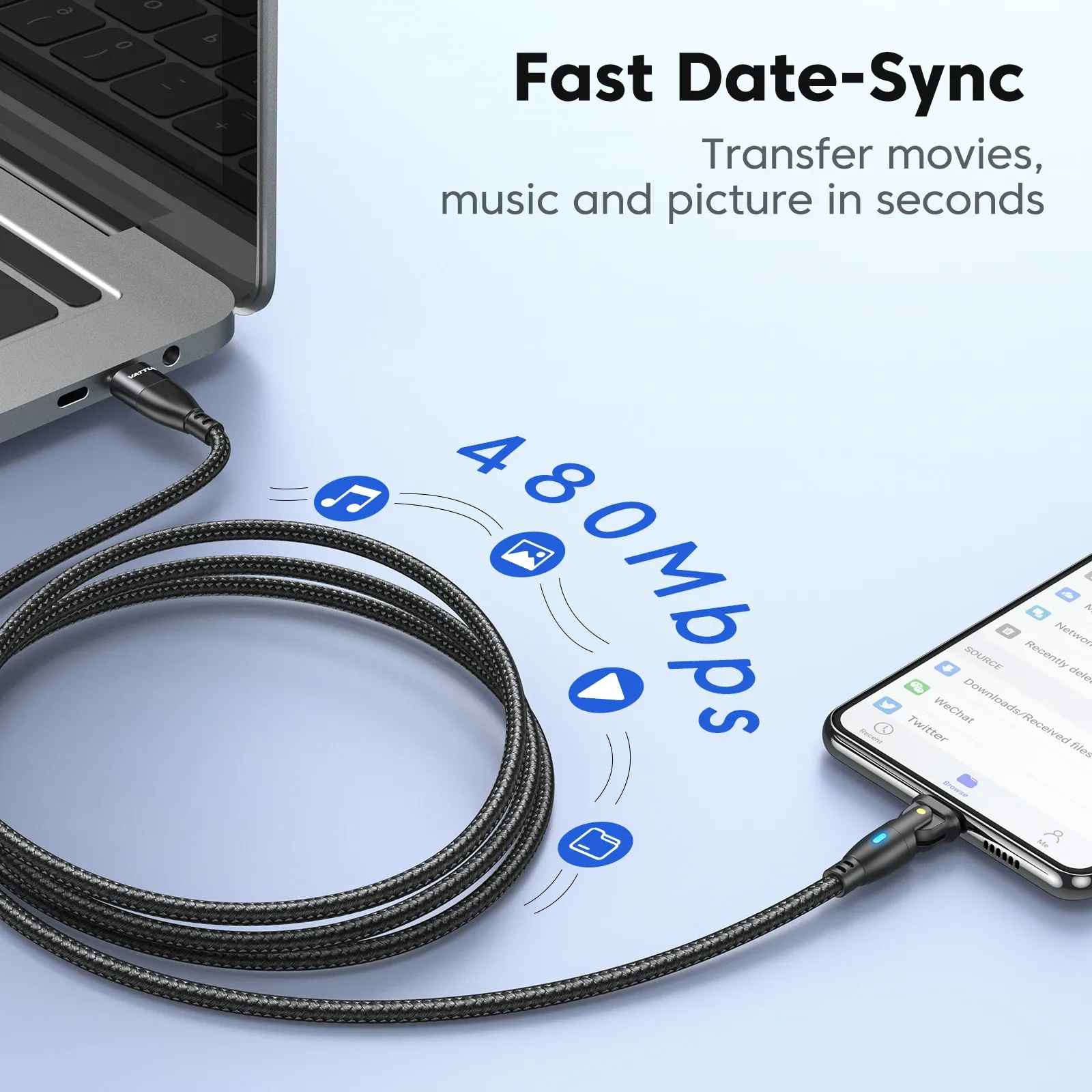 Le titre est déjà en français ; je le traduis donc en un titre propre et professionnel, sans mots-clés superflus.

Câble USB-C vers USB-C 100 W 5 A, charge rapide PD, 3 m, compatible MacBook, iPad, Samsung et Xiaomi 5