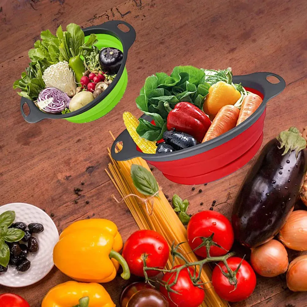 Panier pliable pour cuisine, détail d'utilisation