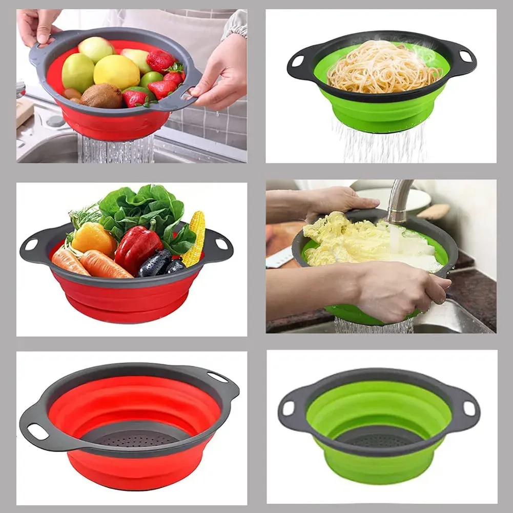 Panier de vidange pliant, présentation lifestyle