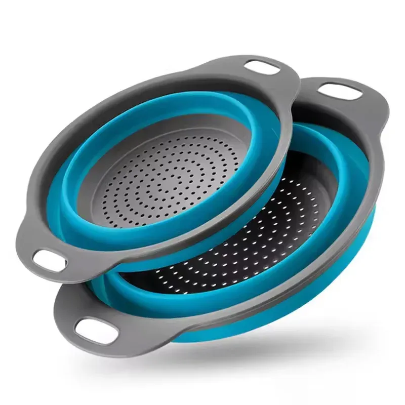 Panier égouttoir pliable en silicone pour fruits et légumes 10