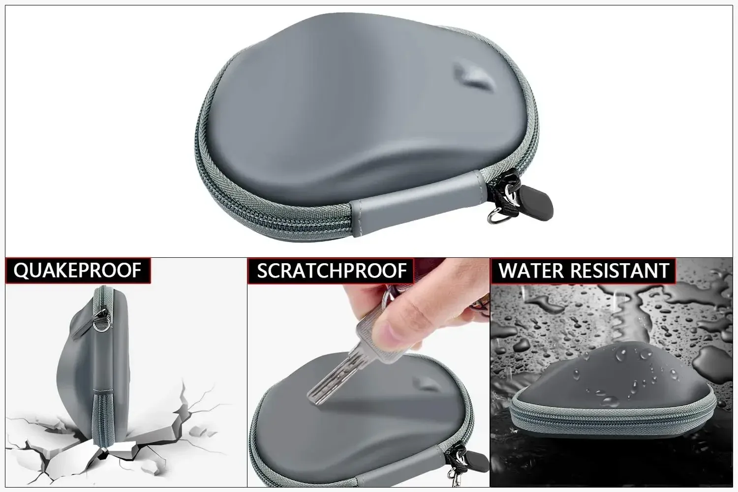 Étui rigide en EVA pour souris sans fil Logitech MX Master 3S, 3 et 2S, étui de rangement portable pour voyage avec dragonne (étui seul) 3
