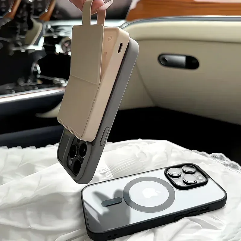 Coque magnétique transparente, présentation produit