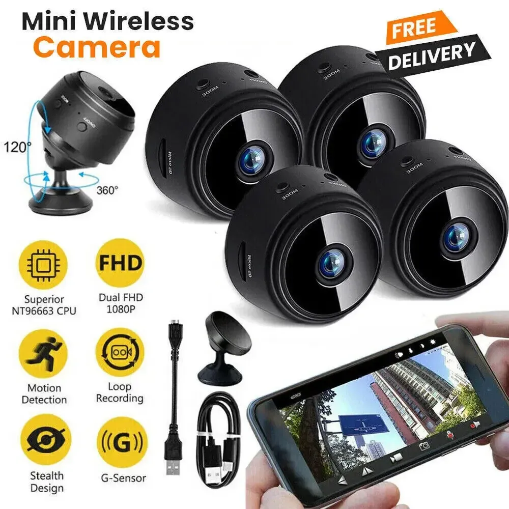 Mini caméra intelligente A9 HD sans fil avec Wi-Fi pour la maison 1