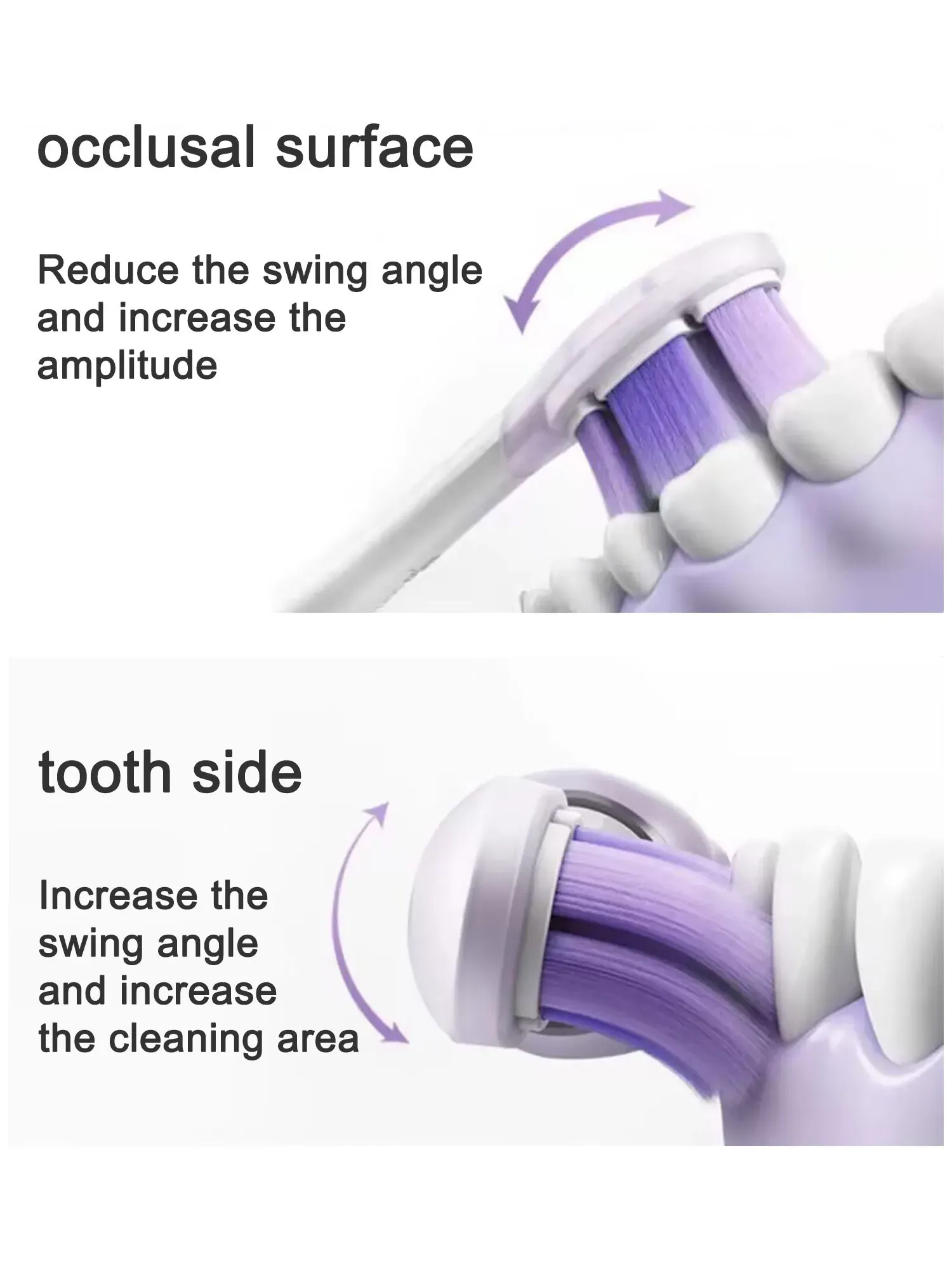 Têtes de brosse Xiaomi Mijia en situation