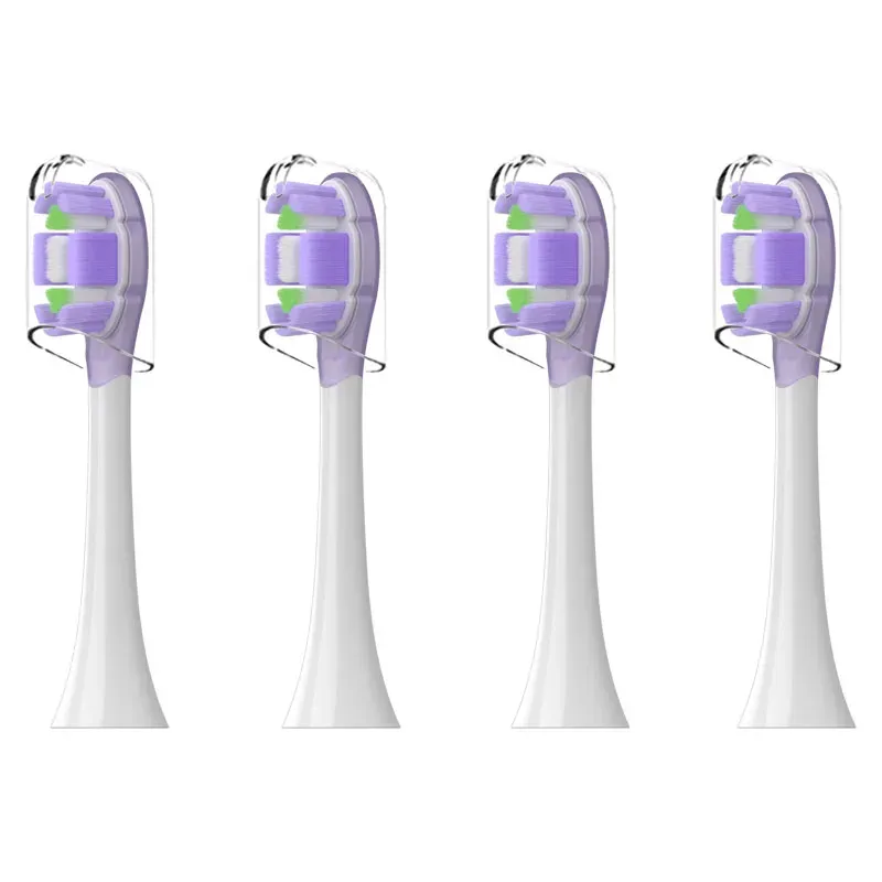 Têtes de brosse de rechange pour brosse à dents électrique Xiaomi Oscillation Pro Mijia MES610 MES609, lot de 4, poils souples 7