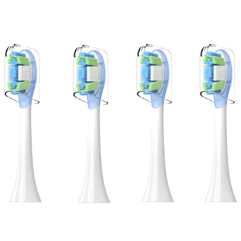 Têtes de brosse de rechange pour brosse à dents électrique Xiaomi Oscillation Pro Mijia MES610 MES609, lot de 4, poils souples 9