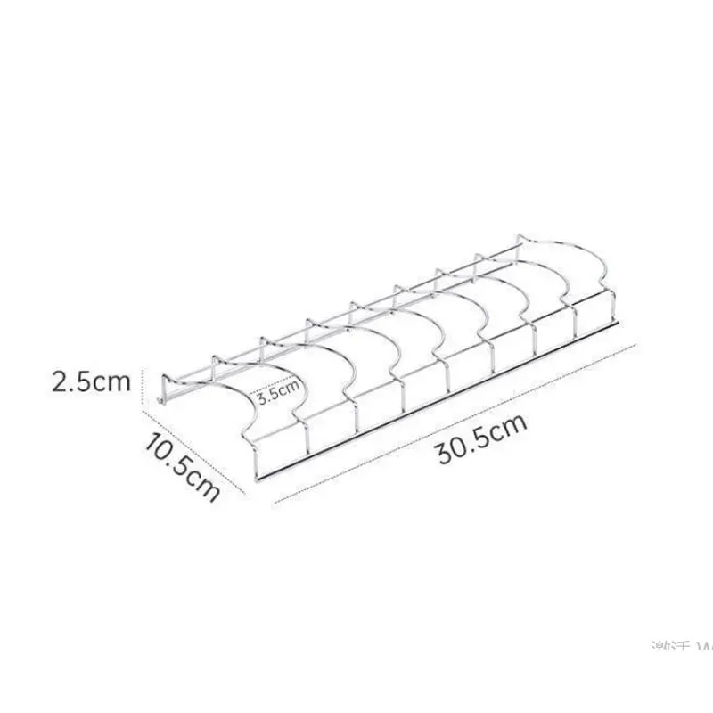 Organisateur de cuisine en acier inoxydable : porte-vaisselle, couvercles et couverts 8