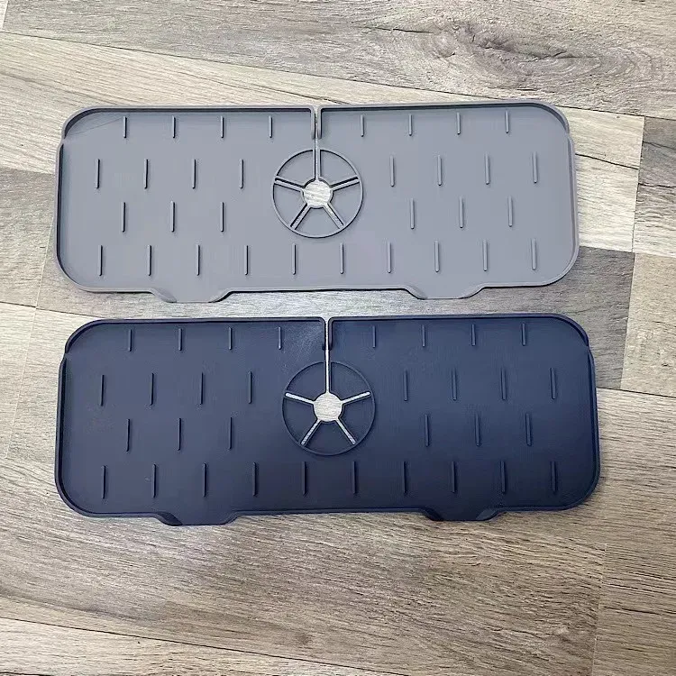 Tapis de robinet en silicone, vue rapprochée