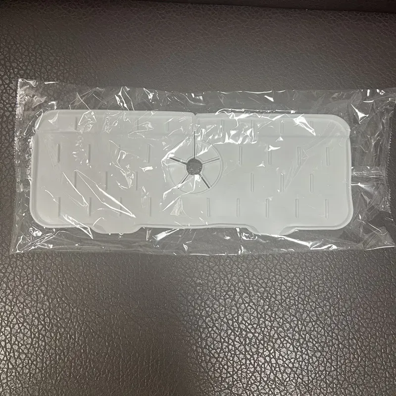 Tapis de robinet en silicone, vue rapprochée