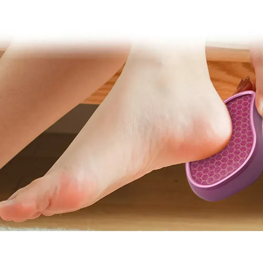 Outil de soin des pieds : couteau de pédicure, lime en verre nano, éliminateur de callosités, polisseur de talons 3
