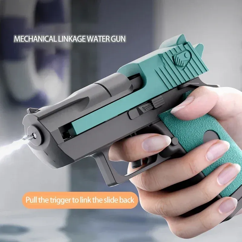 Mini pistolet à eau mécanique à tir continu