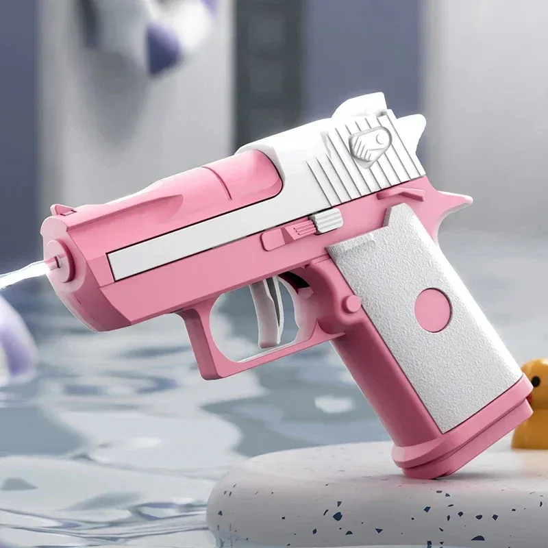 Mini pistolet à eau mécanique à tir continu 8