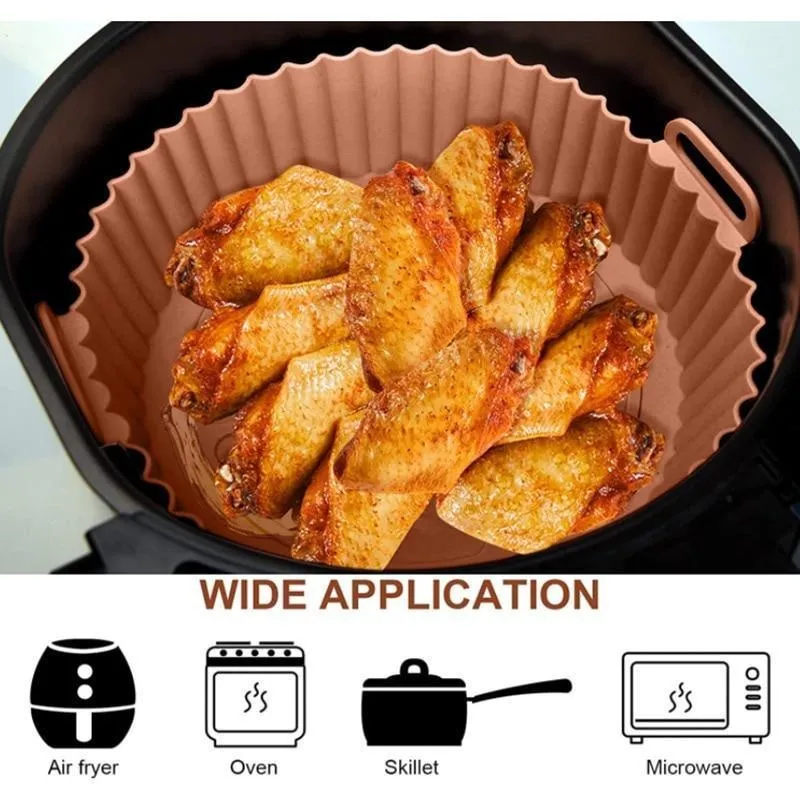 Revêtement en silicone pour friteuse à air, cuisson croustillante