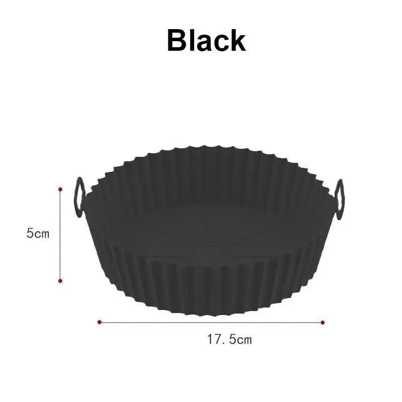 Revêtement en silicone réutilisable pour friteuse à air, antiadhésif et de qualité alimentaire 7