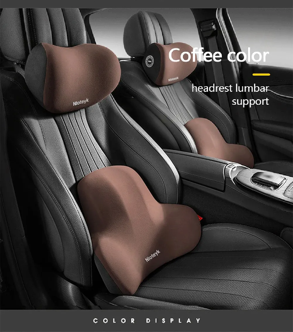 Oreiller de cou de voiture en mousse à mémoire de forme, vue détaillée 12