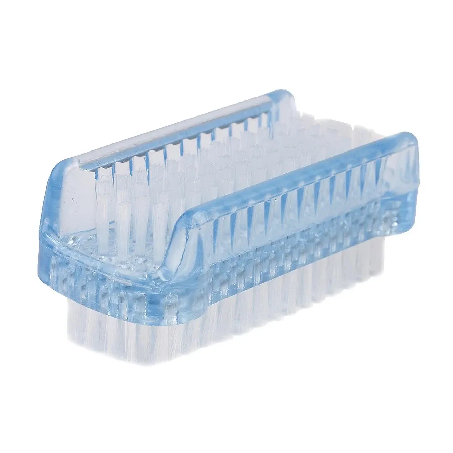 Brosse de nettoyage d'ongles double face, outil de manucure et de pédicure, idéale pour les ongles des mains et des pieds 10