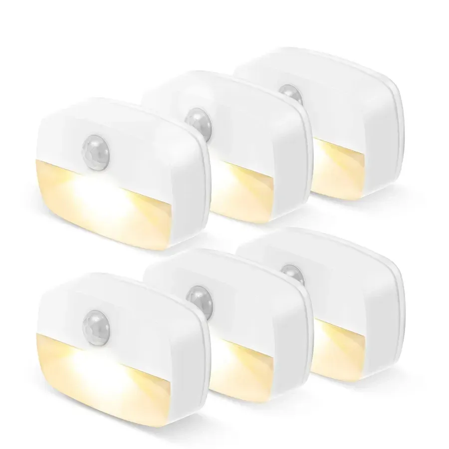 Lampe LED intelligente avec capteur de mouvement PIR et allumage automatique, éclairage sous meuble pour cuisine, chambre et escaliers