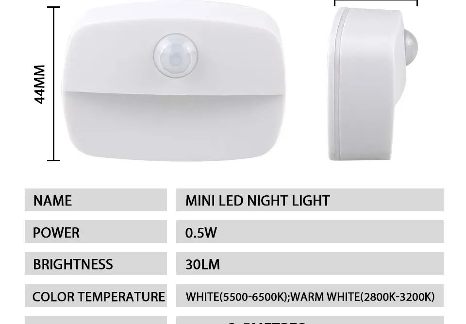 Veilleuse LED en ambiance douce
