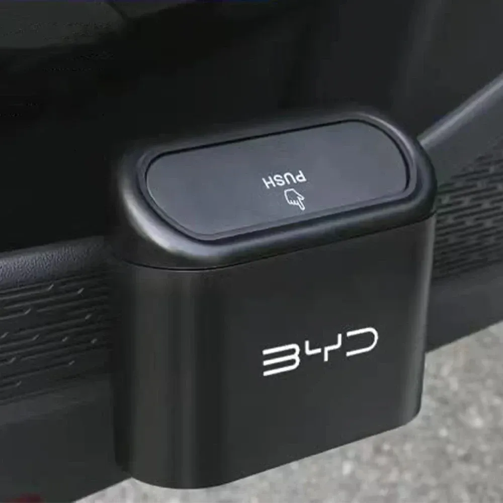 Poubelle de voiture pour BYD, design élégant, style classique et matériau durable 5