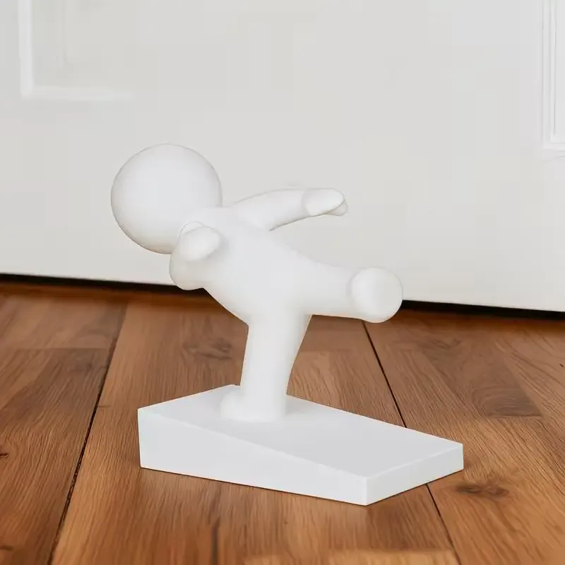 Butoir de porte humanoïde, ambiance décorative