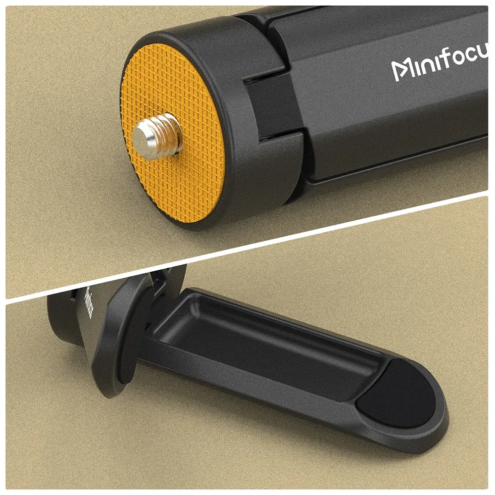 Mini trépied de table portable avec vis 1/4" pour caméra GoPro, support de bureau compact pour vlog, anneau lumineux et stabilisateur de téléphone 3