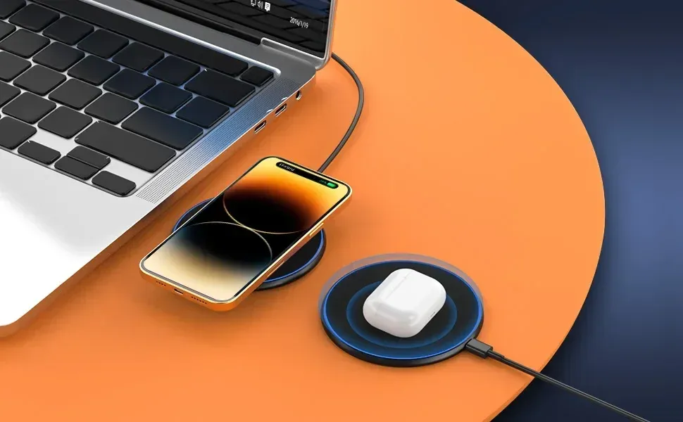 Support de chargeur sans fil LED, finitions