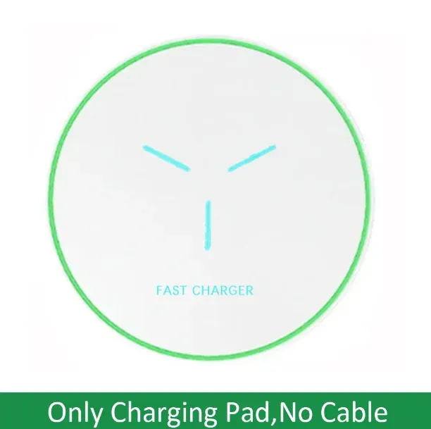 Support de chargeur sans fil LED de bureau 15 W, compatible iPhone, Samsung et Xiaomi 9