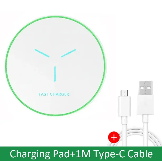 Support de chargeur sans fil LED de bureau 15 W, compatible iPhone, Samsung et Xiaomi 13