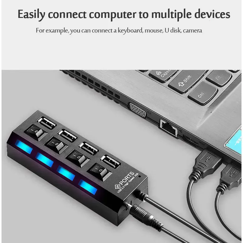 Vue d'ensemble du hub USB multi-ports