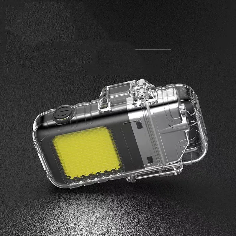 Briquet à Arc Rechargeable Multifonction avec Lampe de Poche et Porte-clés Compact 3