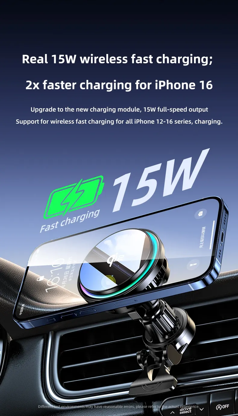 Support de téléphone magnétique pour voiture