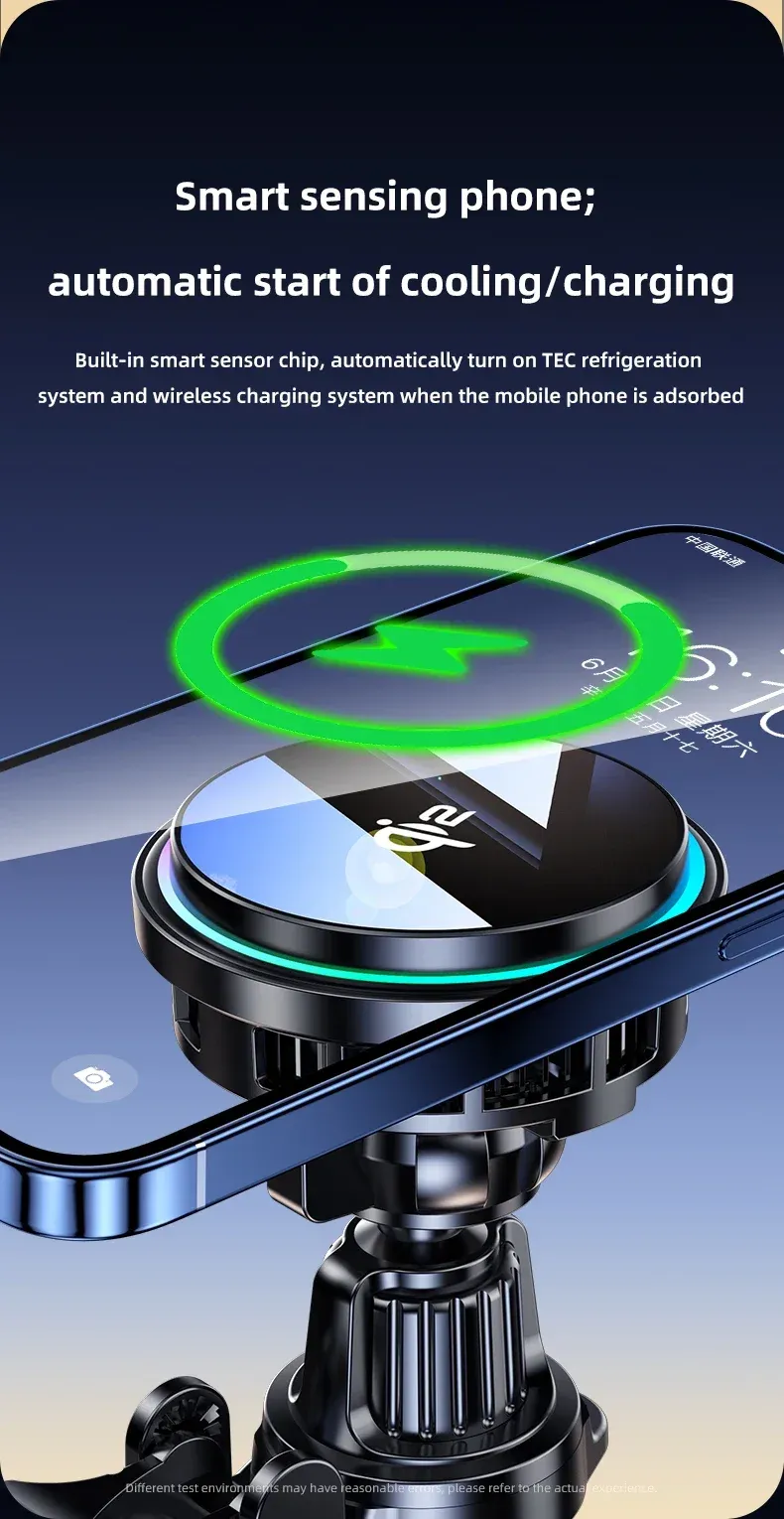 Chargeur magnétique pour iPhone en habitacle