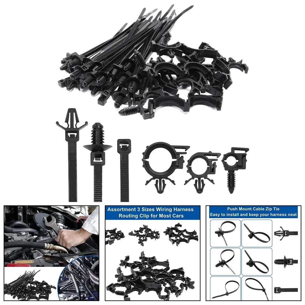 Kit d'attaches et clips pour faisceaux automobiles
