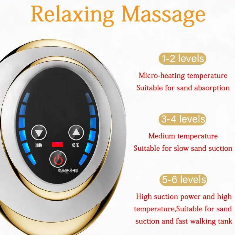 Ventouse électrique Gua Sha à vide, masseur corporel chauffant anti-cellulite 5
