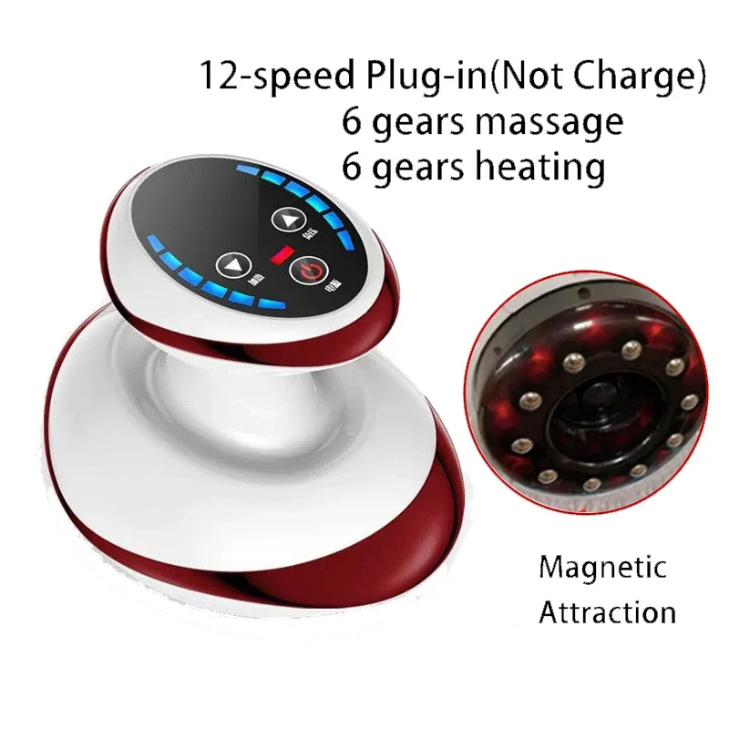 Ventouse électrique Gua Sha à vide, masseur corporel chauffant anti-cellulite 7