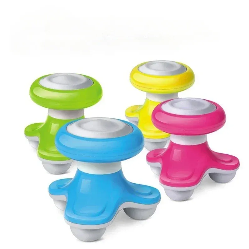 Mini masseur de cou USB multifonction en plastique en forme de triangle électrique, instrument de massage anti-cellulite et de relaxation 2