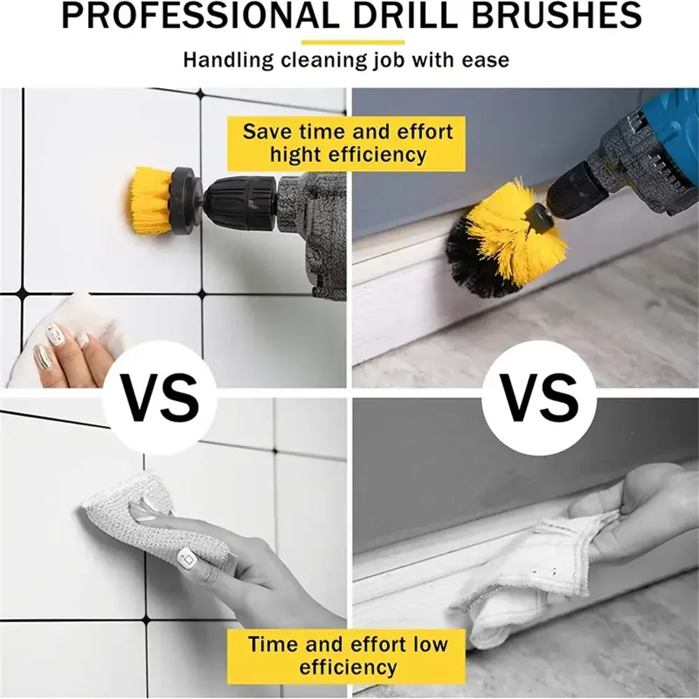 Brosse de nettoyage pour joints et carrelage
