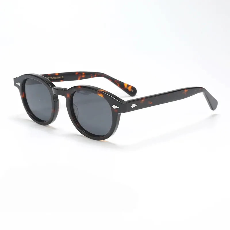Lunettes de soleil polarisées unisexes à monture en acétate vintage 32