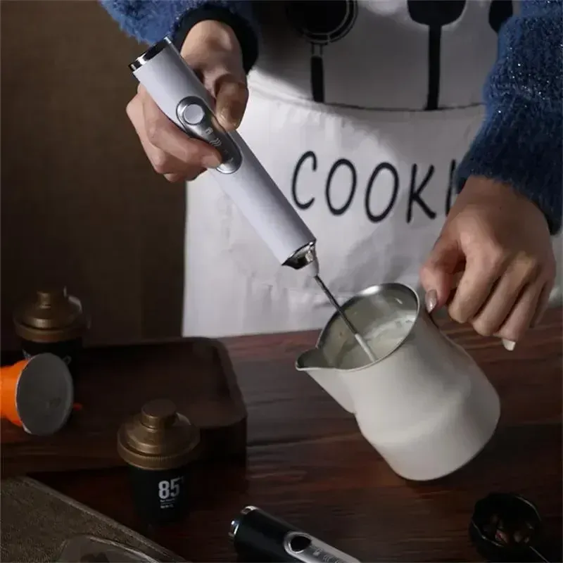 Mousseur à lait électrique portatif rechargeable par USB 3